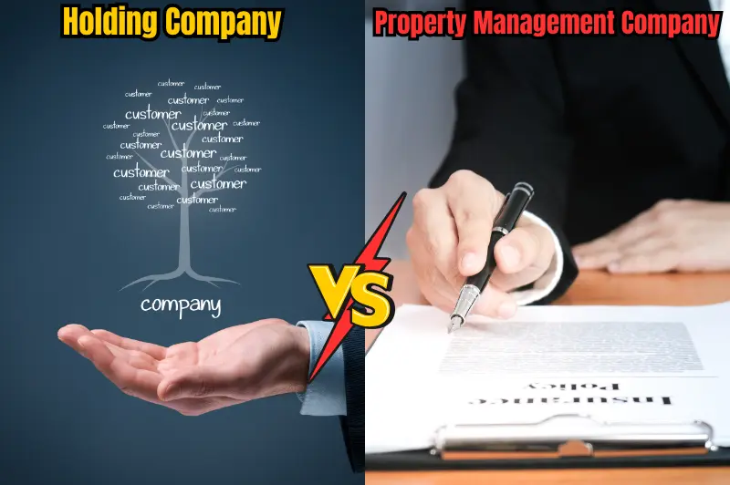 holding company vs property management company