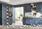 modern home decor accessories in an indian living room