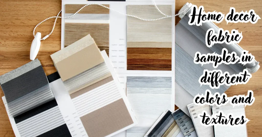 Home Decor Fabric: How to Choose the Best Fabric for Every Room home decor fabric samples in different colors and textures